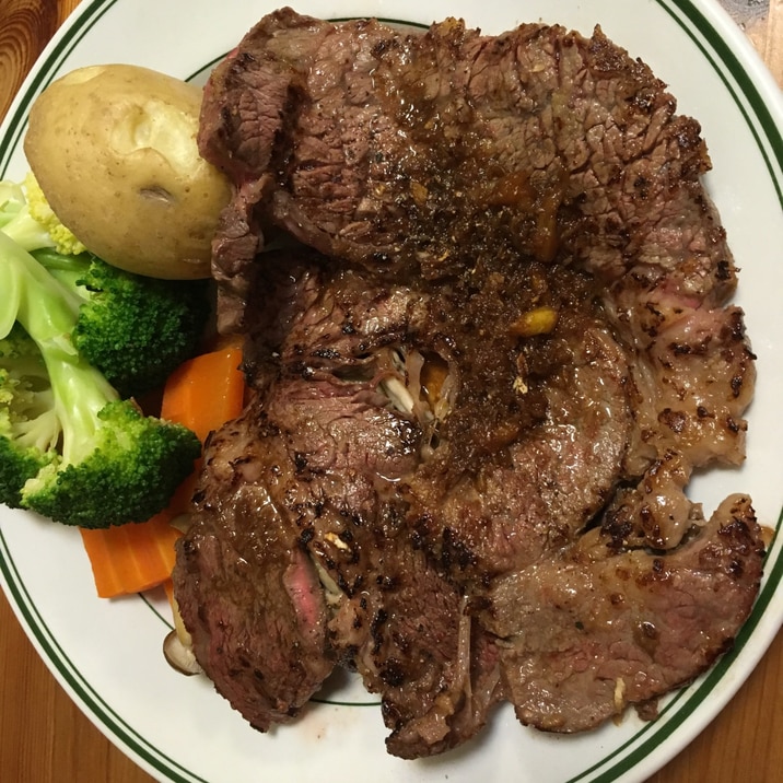 輸入ステーキ肉を柔らかく焼く方法 レシピ 作り方 By Ahir 楽天レシピ